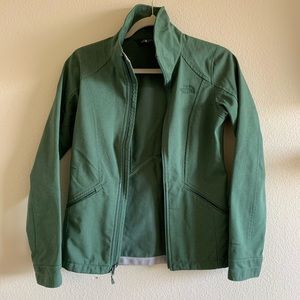 Green North face ZipUp! Size XS!